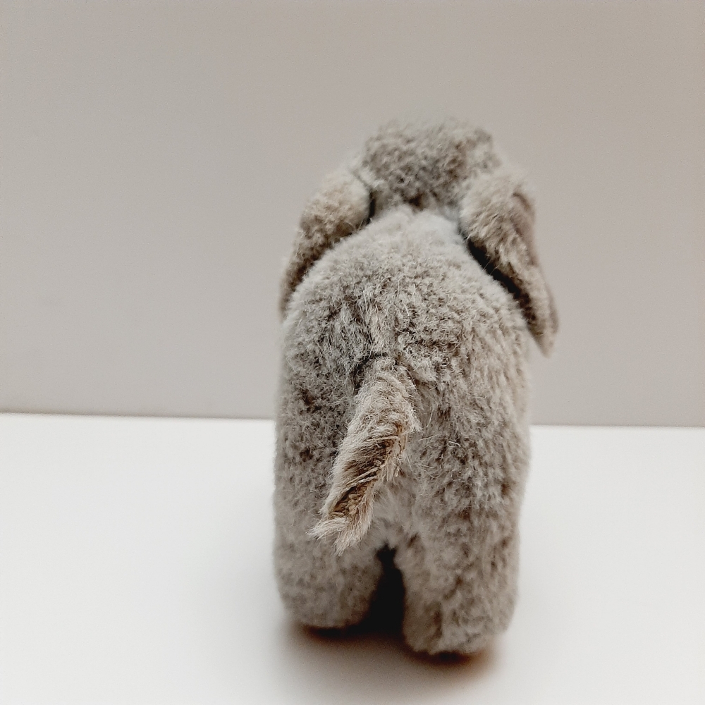 🍒 Steiff "Jumbo" Vintage Elephant Small Retro Plush Soft Gray Kids Toy - Picture 8 of 10